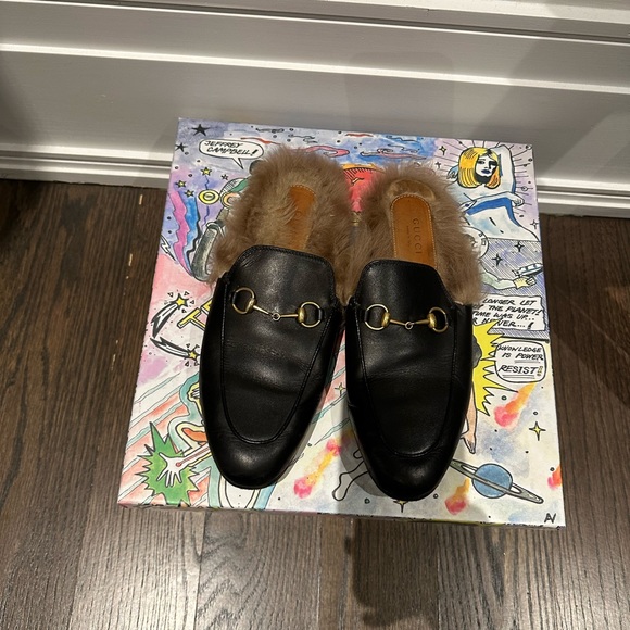 GUCCI
Black Horsebit Slip-On Princetown Loafers - Picture 2 of 4